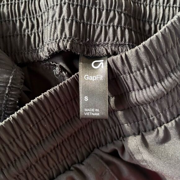 Gap High Rise Runaround Pants Women's Black Joggers - Picture 4 of 5